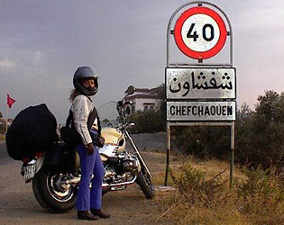 Tour guide explaining the route on a guided bike tour